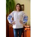 Embroidered blouse "Zgarda Blue"